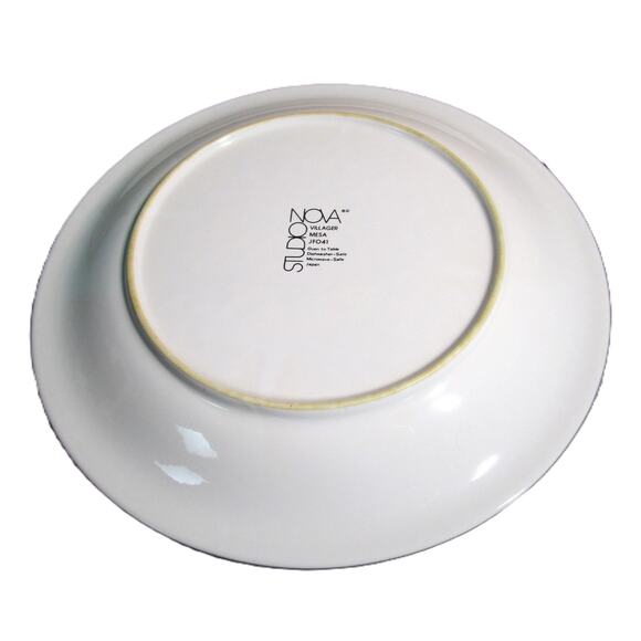 Studio Nova Dinner Plate Villager Mesa Pattern White Ceramic Vintage 1988 - Picture 2 of 2